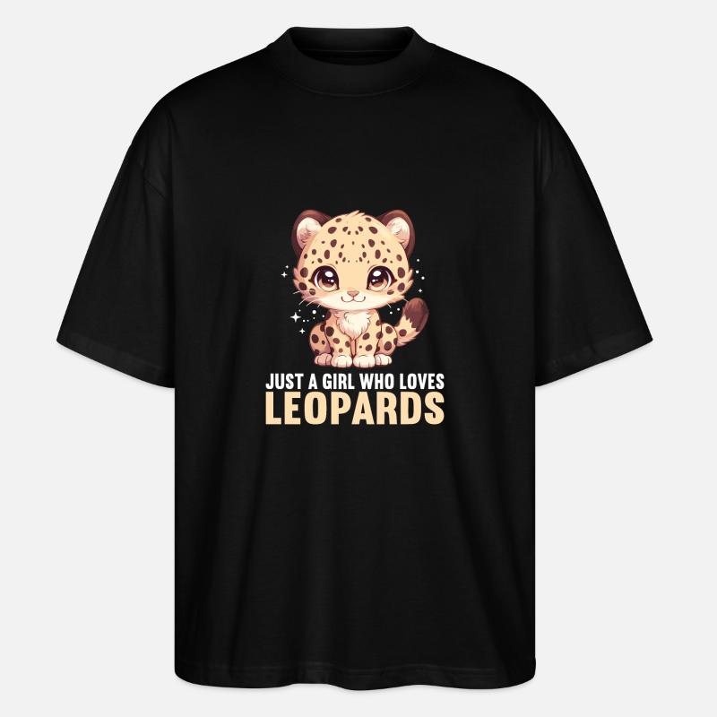 Léopard léopard - T-shirt bio Blaster 2.0 coupe oversize Stanley/Stella Unisexe - noir