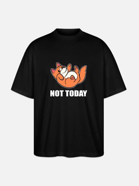 Corgi Dog - Stanley/Stella Oversized Unisex Organic T-shirt Blaster 2.0 - black