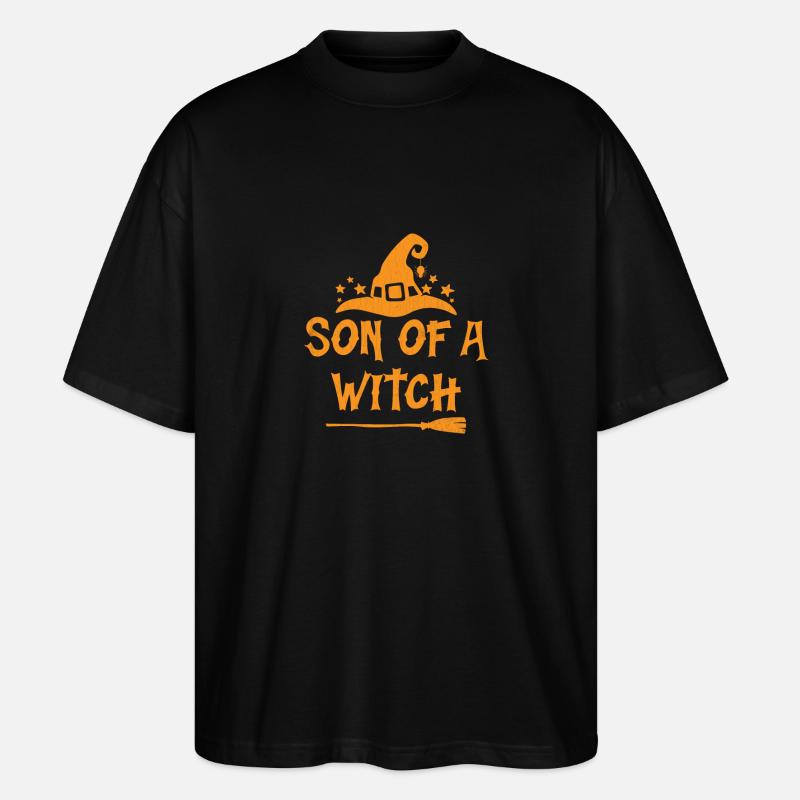 Fils d’une sorcière - T-shirt bio Blaster 2.0 coupe oversize Stanley/Stella Unisexe - noir