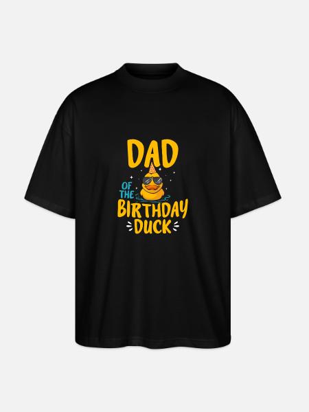 Rubber Duck Rubber Duck - Stanley/Stella Oversized Unisex Organic T-shirt Blaster 2.0 - black
