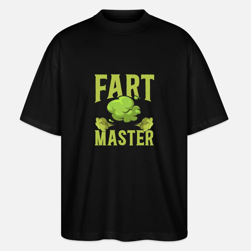 pet pète pète pète - T-shirt bio Blaster 2.0 coupe oversize Stanley/Stella Unisexe - noir