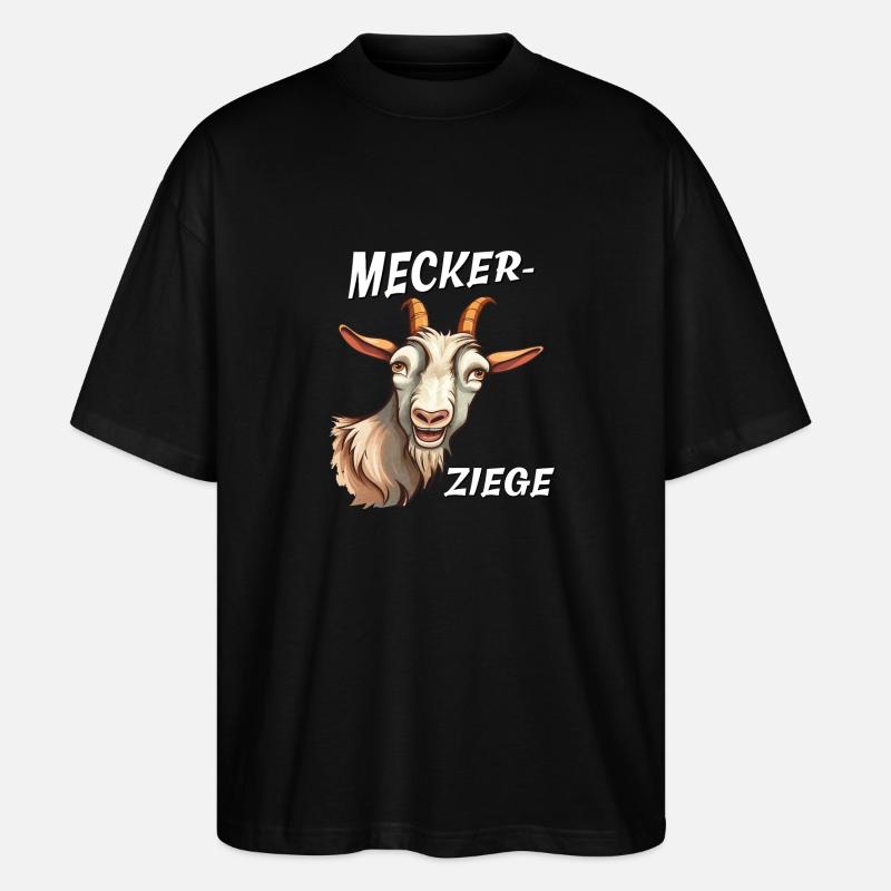 CHÈVRE PLAIGNANTE - T-shirt bio Blaster 2.0 coupe oversize Stanley/Stella Unisexe - noir