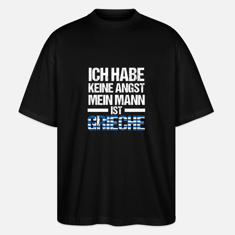Grecs Grèce - T-shirt bio Blaster 2.0 coupe oversize Stanley/Stella Unisexe - noir