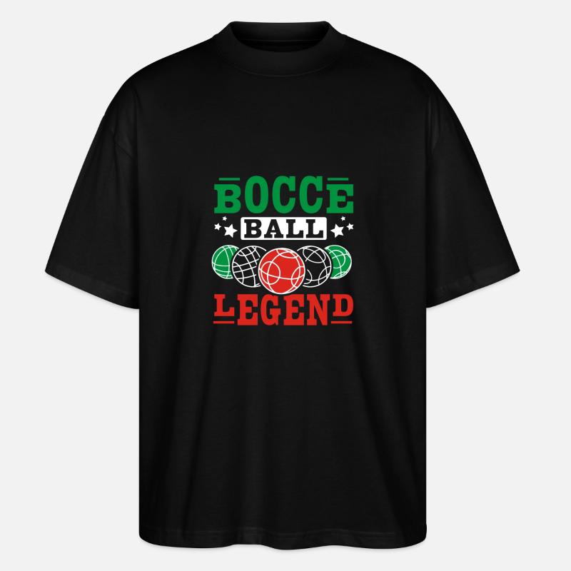 Bocce ball legend - Stanley/Stella Oversized Unisex Bio T-Shirt Blaster 2.0 - Schwarz