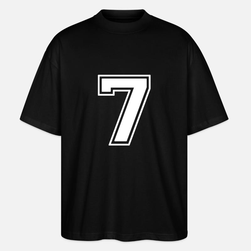 Numéro 7 - T-shirt bio Blaster 2.0 coupe oversize Stanley/Stella Unisexe - noir