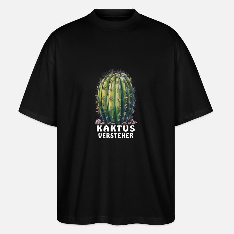 COMPRÉHENSEUR DE CACTUS - T-shirt bio Blaster 2.0 coupe oversize Stanley/Stella Unisexe - noir