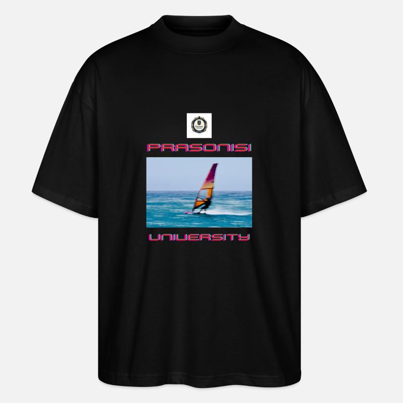 Universität Prasonisi - Stanley/Stella Oversized Unisex Bio T-Shirt Blaster 2.0 - Schwarz