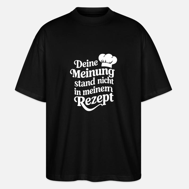 Chef Chef - Stanley/Stella Oversized Unisex Organic T-shirt Blaster 2.0 - black