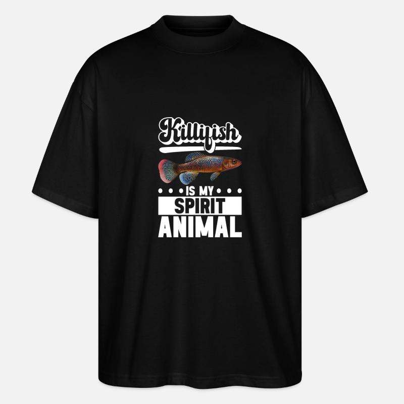 Killifish Quarium Fish - T-shirt bio Blaster 2.0 coupe oversize Stanley/Stella Unisexe - noir