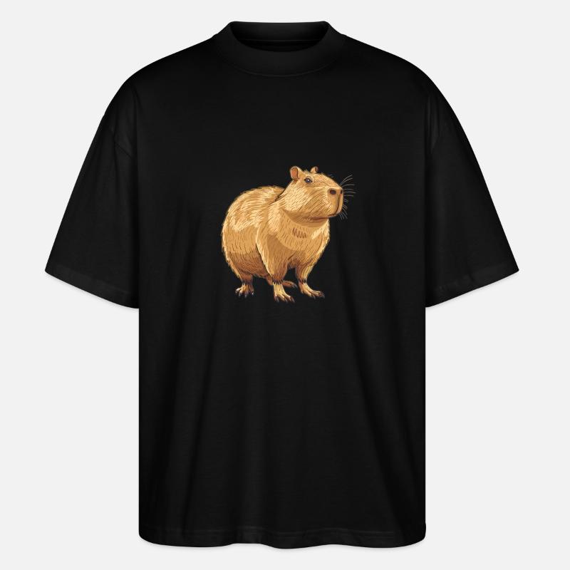 Capybaras Capybara - T-shirt bio Blaster 2.0 coupe oversize Stanley/Stella Unisexe - noir