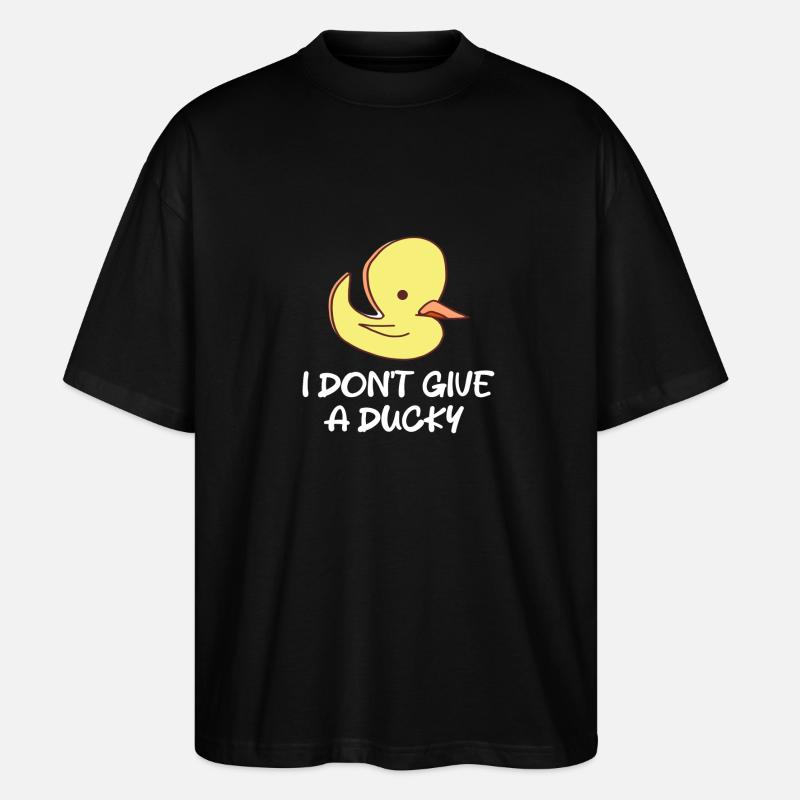 Ducky funnily - Stanley/Stella Oversized Unisex Bio T-Shirt Blaster 2.0 - Schwarz