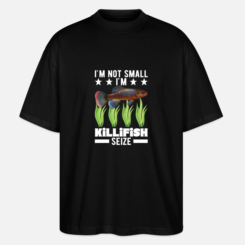 Killifish Quarium Fish - T-shirt bio Blaster 2.0 coupe oversize Stanley/Stella Unisexe - noir