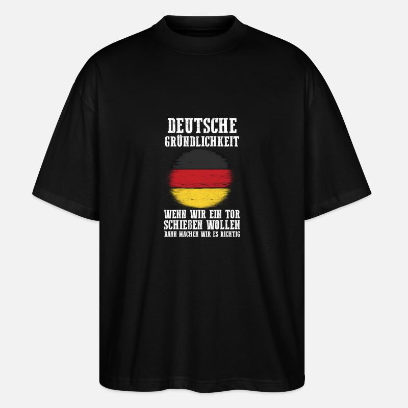 German German Germany - Stanley/Stella Oversized Unisex Organic T-shirt Blaster 2.0 - black