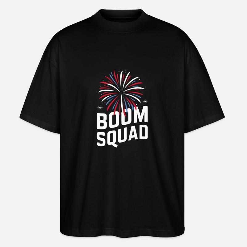 Pyrotechnics Fireworks Pyrotechnics - Stanley/Stella Oversized Unisex Organic T-shirt Blaster 2.0 - black