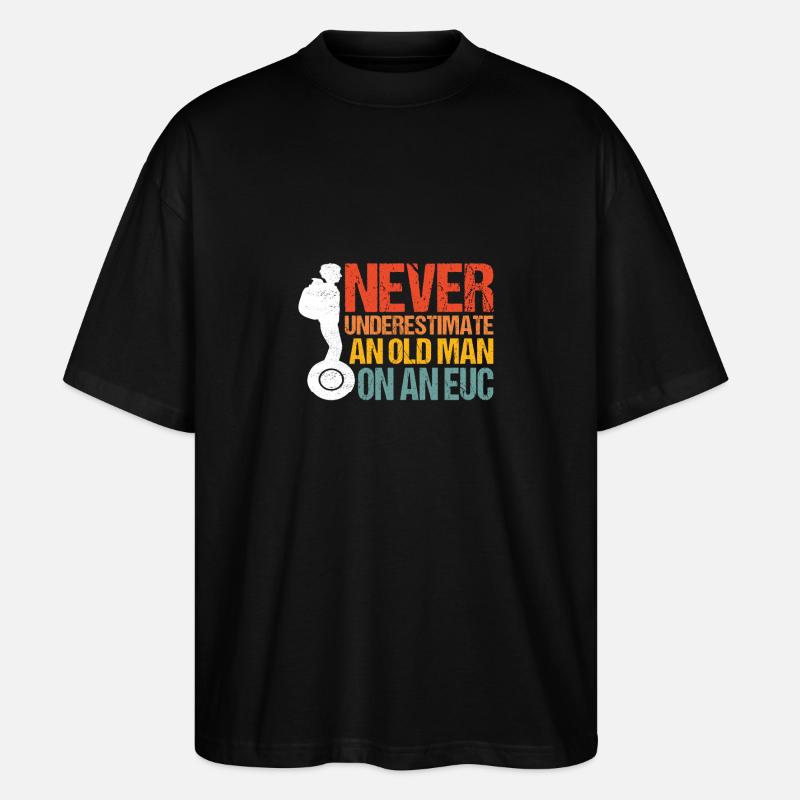 EUC Monowheel - Stanley/Stella Oversized Unisex Organic T-shirt Blaster 2.0 - black