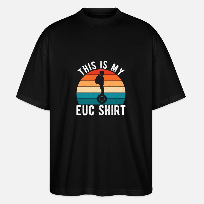 EUC Monoroue - T-shirt bio Blaster 2.0 coupe oversize Stanley/Stella Unisexe - noir