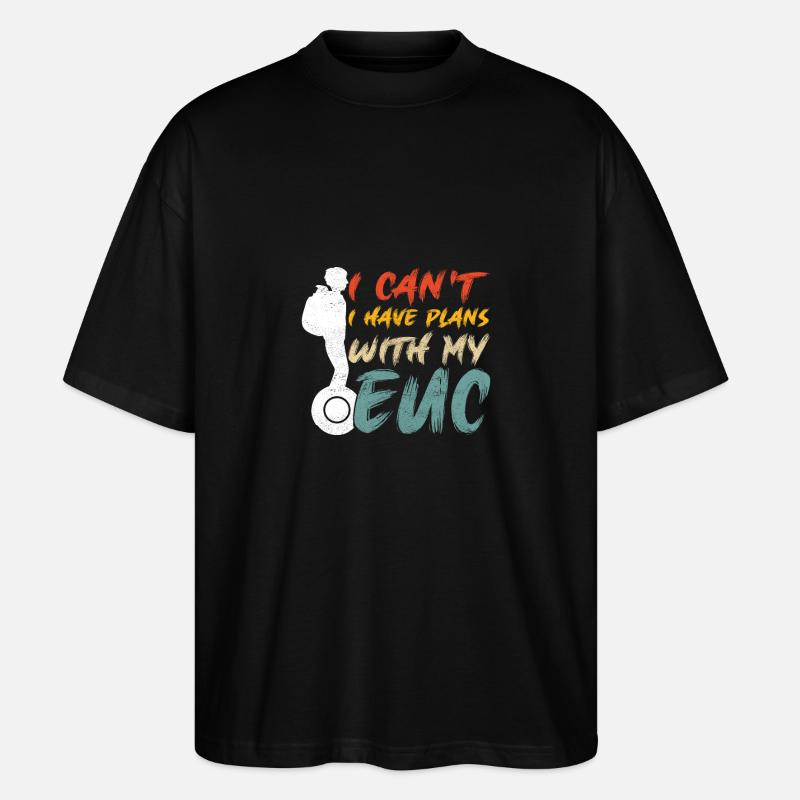 EUC Monoroue - T-shirt bio Blaster 2.0 coupe oversize Stanley/Stella Unisexe - noir