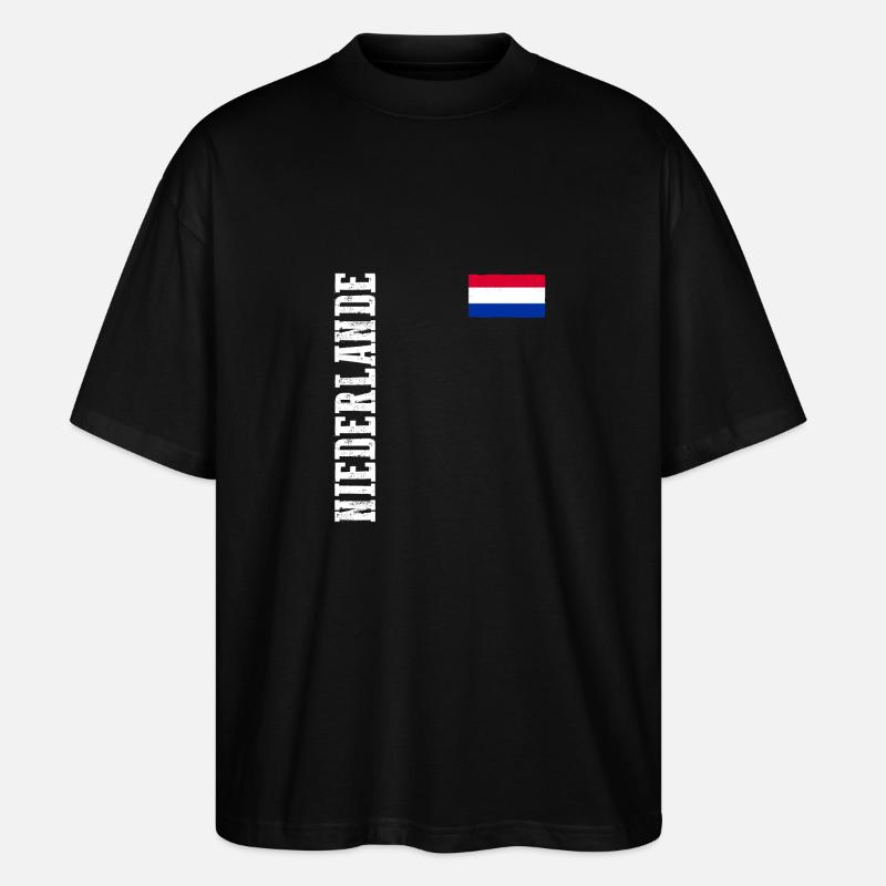 Pays-Bas Pays-Bas - T-shirt bio Blaster 2.0 coupe oversize Stanley/Stella Unisexe - noir
