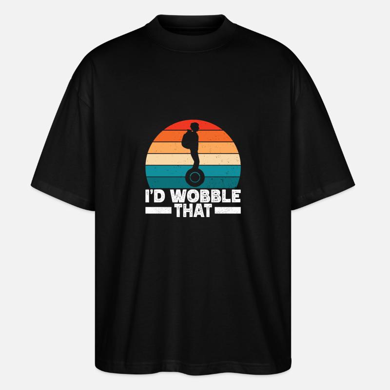 EUC Monowheel - Stanley/Stella Oversized Unisex Organic T-shirt Blaster 2.0 - black