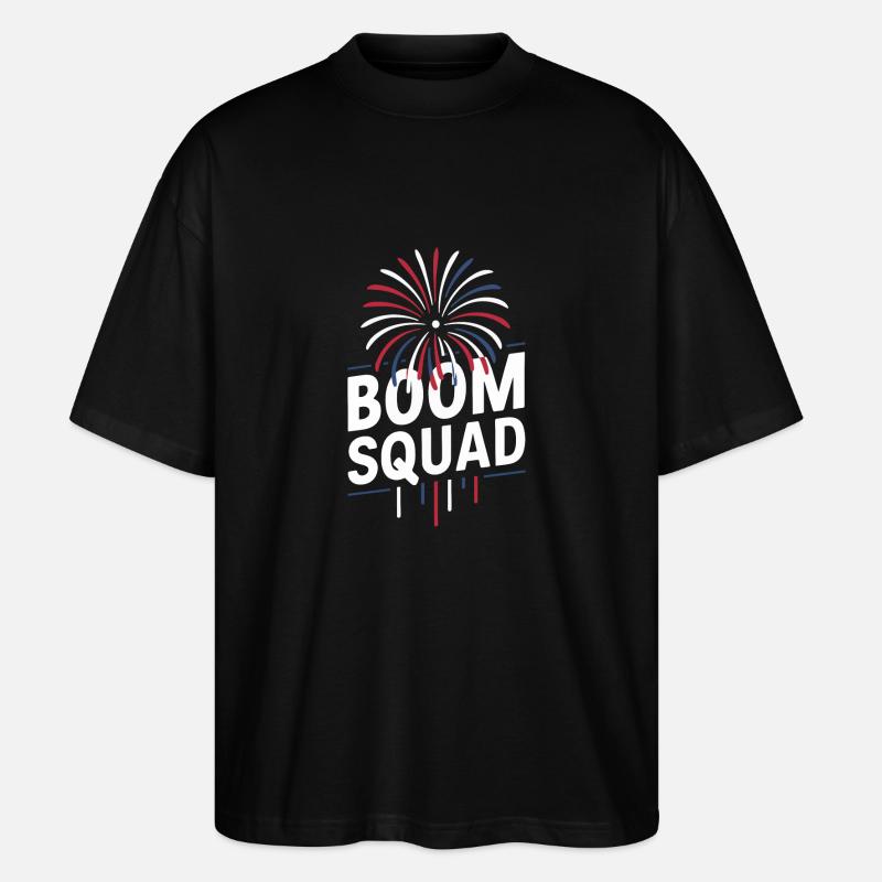 Pyrotechnics Fireworks Pyrotechnics - Stanley/Stella Oversized Unisex Organic T-shirt Blaster 2.0 - black