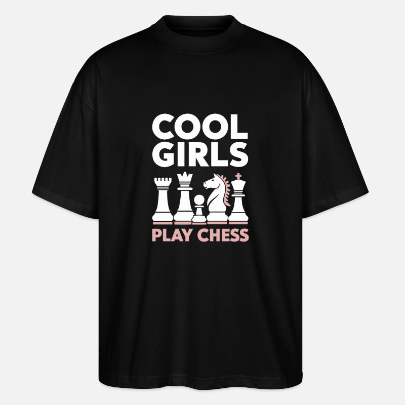 Joueur d’échecs - T-shirt bio Blaster 2.0 coupe oversize Stanley/Stella Unisexe - noir
