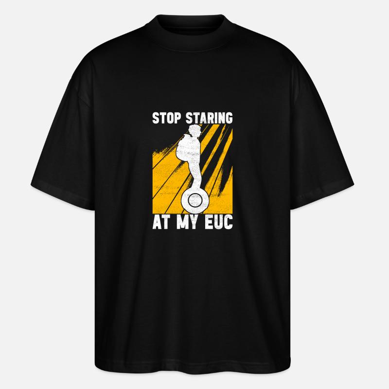EUC Monoroue - T-shirt bio Blaster 2.0 coupe oversize Stanley/Stella Unisexe - noir