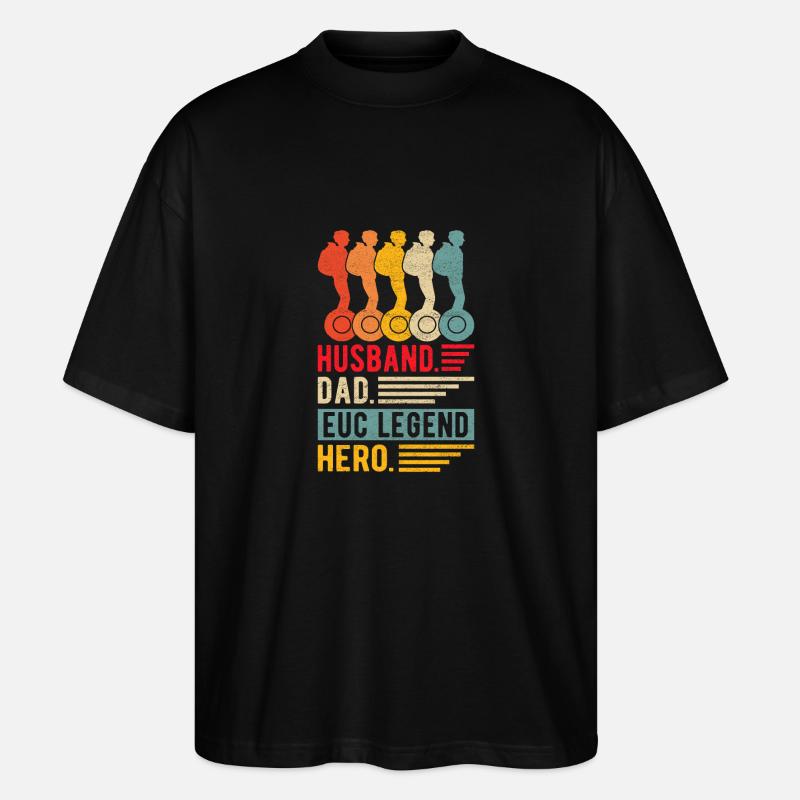 EUC Monowheel - Stanley/Stella Oversized Unisex Bio T-Shirt Blaster 2.0 - Schwarz