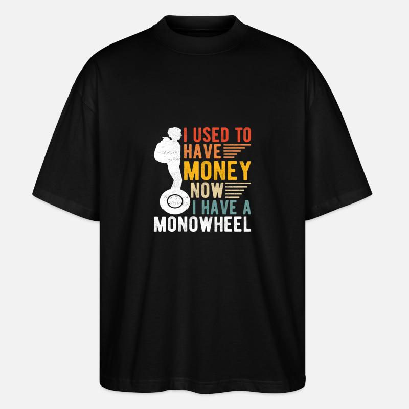 EUC Monowheel - Stanley/Stella Oversized Unisex Organic T-shirt Blaster 2.0 - black