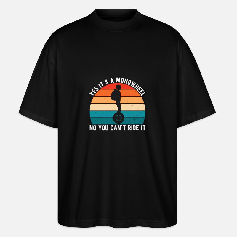 EUC Monowheel - Stanley/Stella Oversized Unisex Organic T-shirt Blaster 2.0 - black