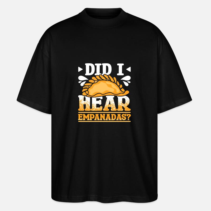 Ai-je entendu les empanadas ? - T-shirt bio Blaster 2.0 coupe oversize Stanley/Stella Unisexe - noir
