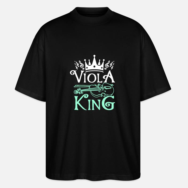 Boy Viola King - Stanley/Stella Oversized Unisex Bio T-Shirt Blaster 2.0 - Schwarz