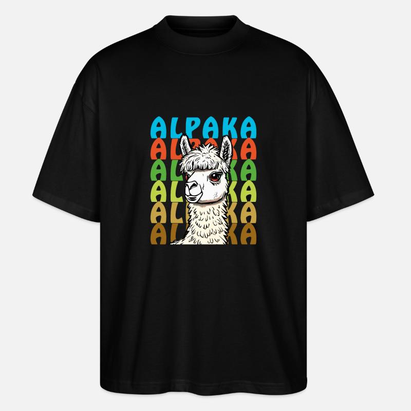 ALPAKA - Stanley/Stella Oversized Unisex Bio T-Shirt Blaster 2.0 - Schwarz