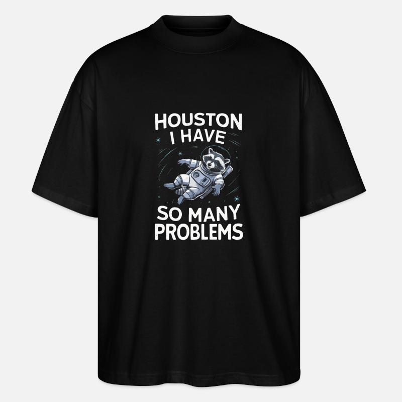 Raton laveur - T-shirt bio Blaster 2.0 coupe oversize Stanley/Stella Unisexe - noir