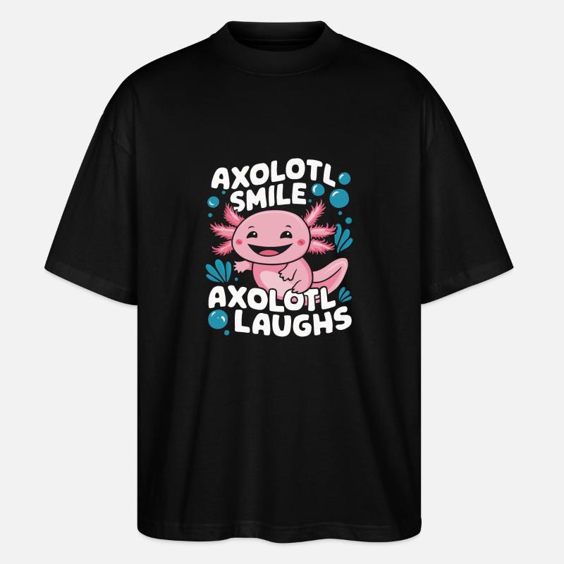 Poisson axolotl - T-shirt bio Blaster 2.0 coupe oversize Stanley/Stella Unisexe - noir