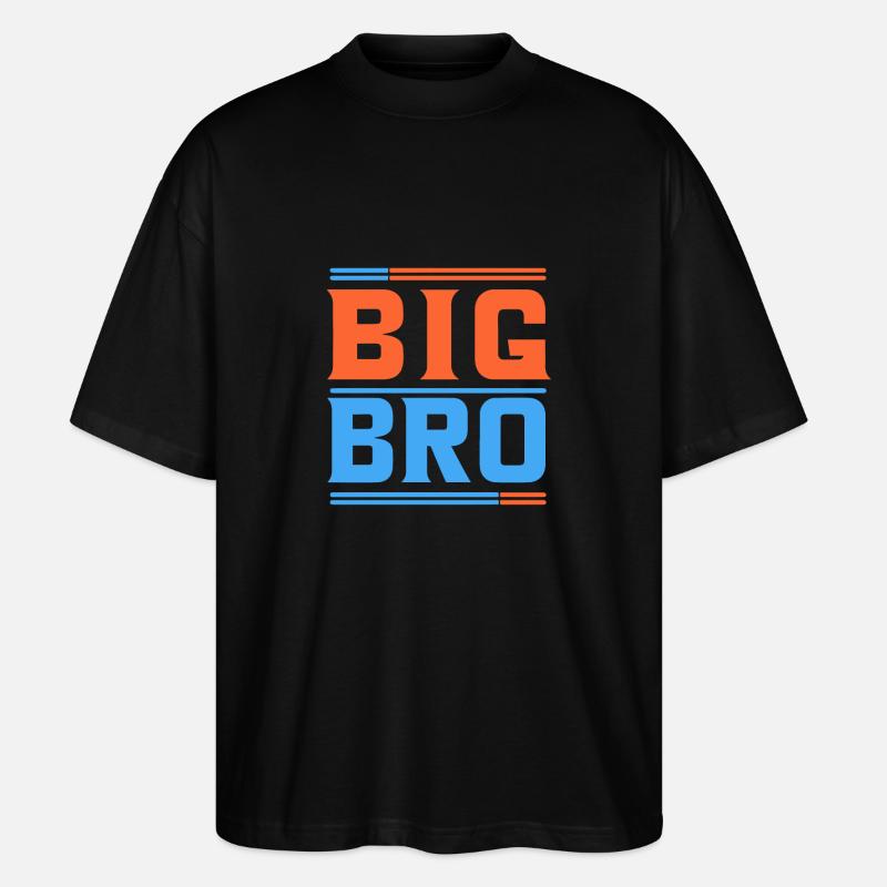 GROSSER BRUDER - Stanley/Stella Oversized Unisex Bio T-Shirt Blaster 2.0 - Schwarz