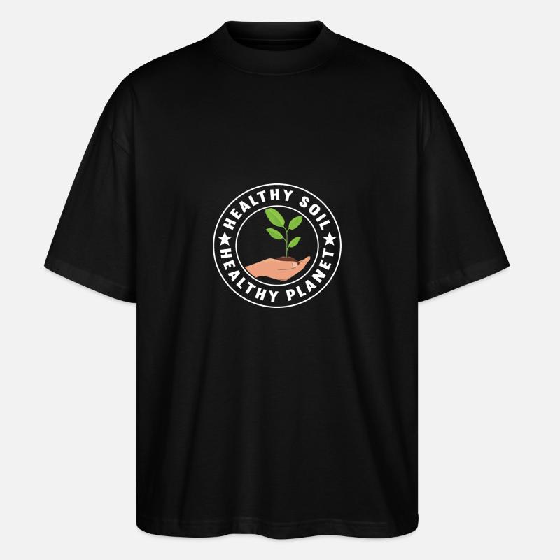 Bodenwissenschaftler Science du sol - T-shirt bio Blaster 2.0 coupe oversize Stanley/Stella Unisexe - noir