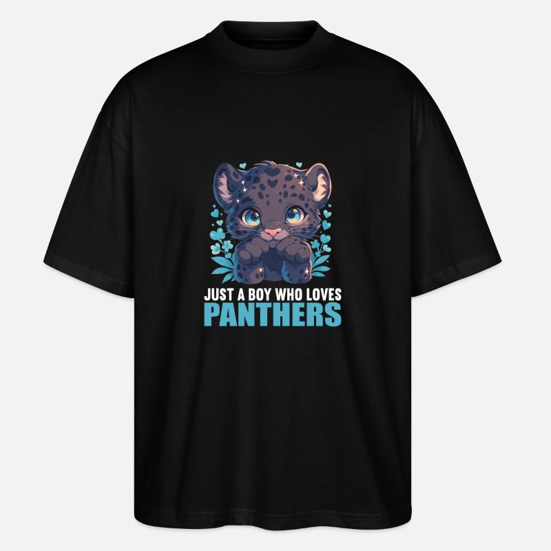 Panthers Panther - Stanley/Stella Oversized Unisex Bio T-Shirt Blaster 2.0 - Schwarz