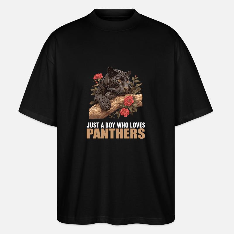 Panthers Panther - Stanley/Stella Oversized Unisex Bio T-Shirt Blaster 2.0 - Schwarz