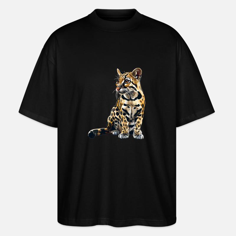 Ocelots Ocelot - Stanley/Stella Oversized Unisex Organic T-shirt Blaster 2.0 - black