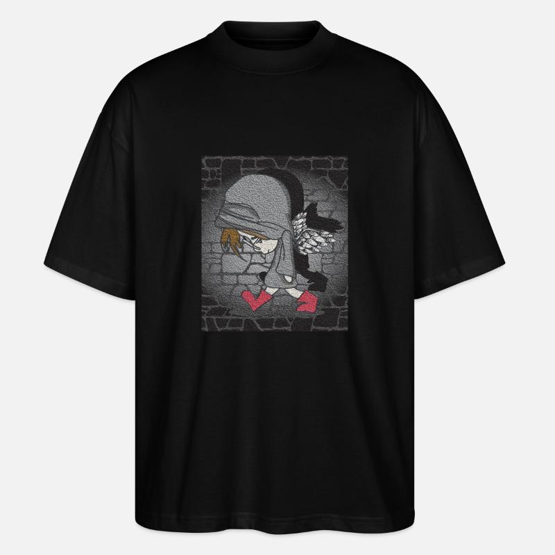 dark boy - Stanley/Stella Oversized Unisex Bio T-Shirt Blaster 2.0 - Schwarz