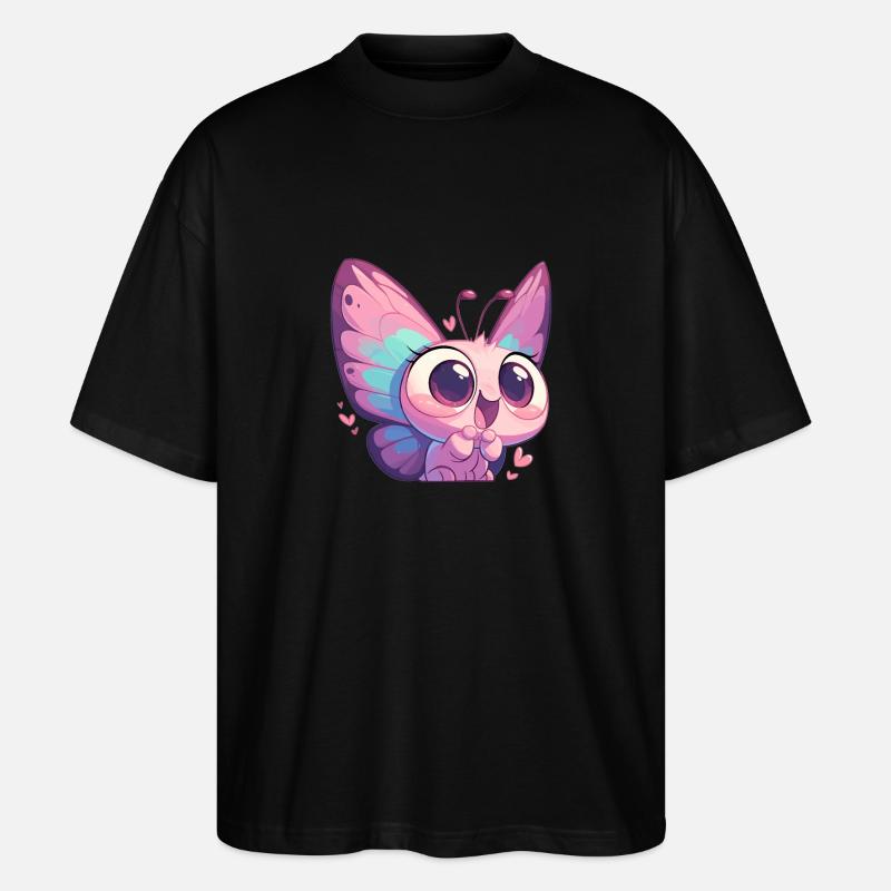 papillon papillons papillon papillon - T-shirt bio Blaster 2.0 coupe oversize Stanley/Stella Unisexe - noir