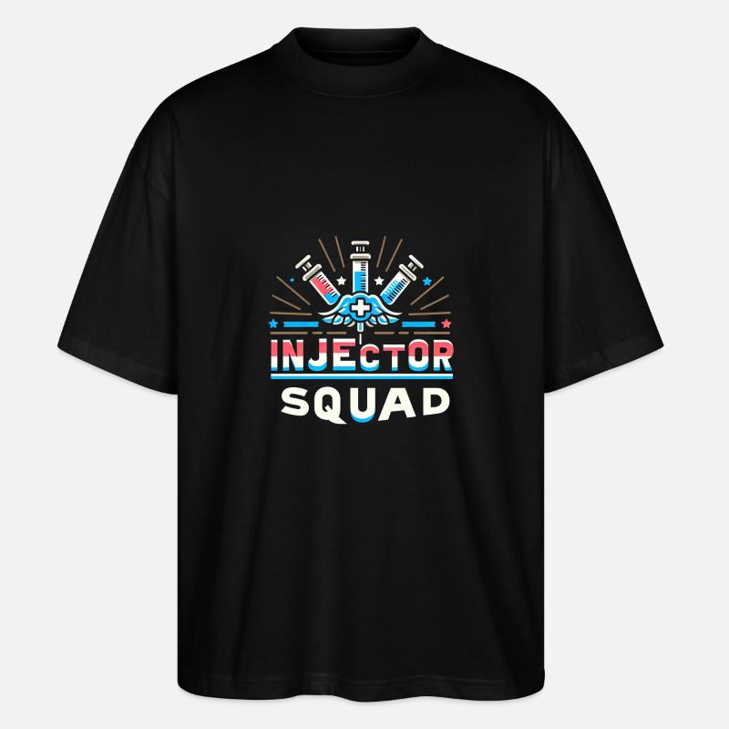 Injector Squad 9 - Stanley/Stella Oversized Unisex Bio T-Shirt Blaster 2.0 - Schwarz