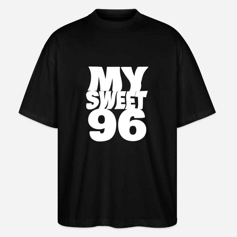 Doux 96 - T-shirt bio Blaster 2.0 coupe oversize Stanley/Stella Unisexe - noir