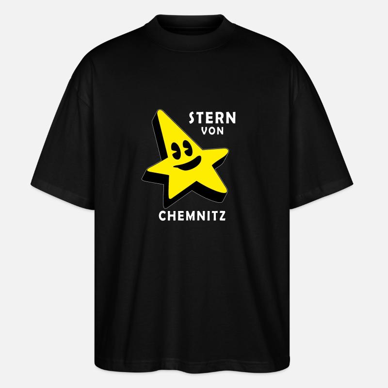 STAR DE CHEMNITZ - T-shirt bio Blaster 2.0 coupe oversize Stanley/Stella Unisexe - noir