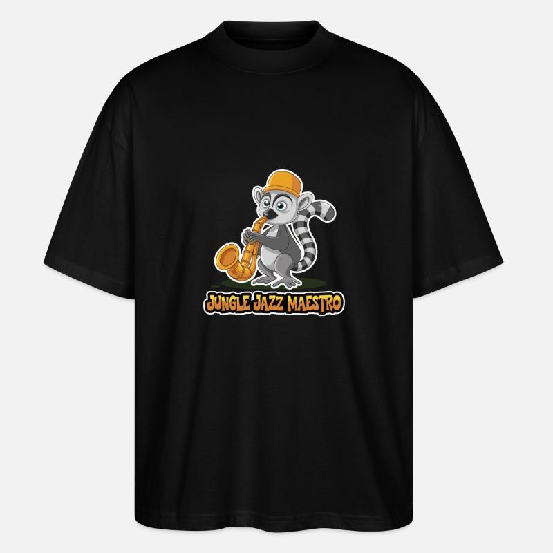 JUNGLE JAZZ MAESTRO - T-shirt bio Blaster 2.0 coupe oversize Stanley/Stella Unisexe - noir
