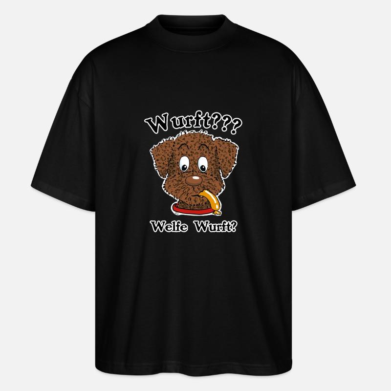 Pino Wurst1 3 - Stanley/Stella Oversized Unisex Organic T-shirt Blaster 2.0 - black