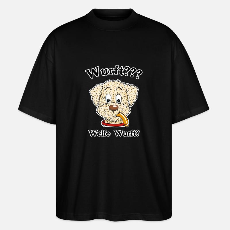 Pino Wurst1 2 - T-shirt bio Blaster 2.0 coupe oversize Stanley/Stella Unisexe - noir