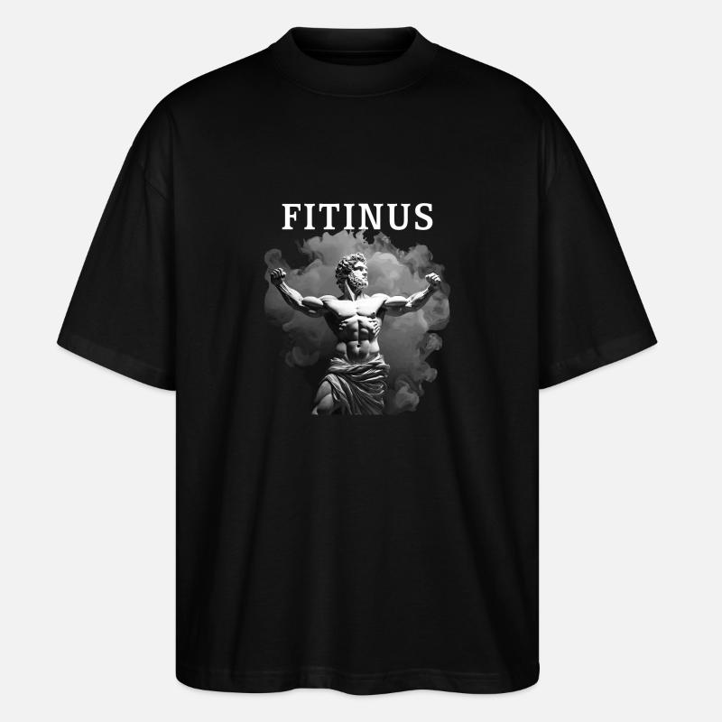 FITINUS SW - Stanley/Stella Oversized Unisex Bio T-Shirt Blaster 2.0 - Schwarz