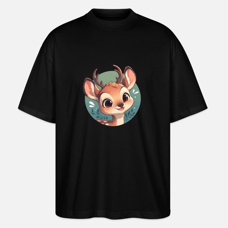 Cerf Cerf - T-shirt bio Blaster 2.0 coupe oversize Stanley/Stella Unisexe - noir