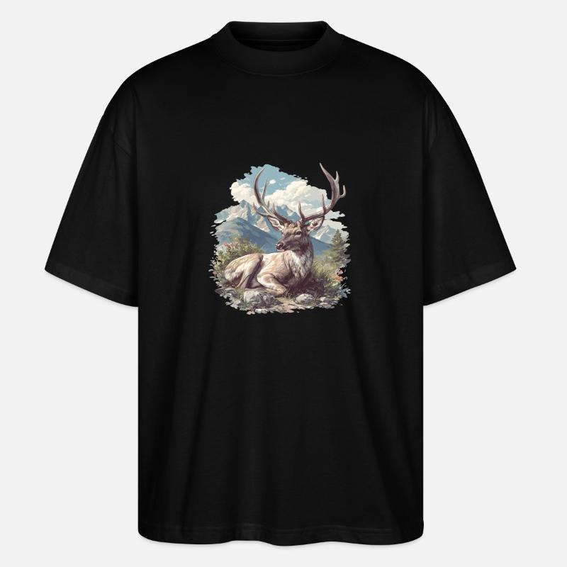 Cerf Cerf - T-shirt bio Blaster 2.0 coupe oversize Stanley/Stella Unisexe - noir